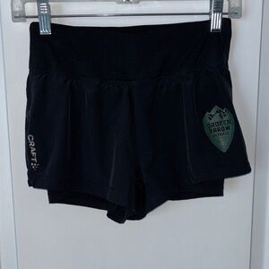 Craft running shorts lined built in brief shorts XS Lake Tahoe race XS